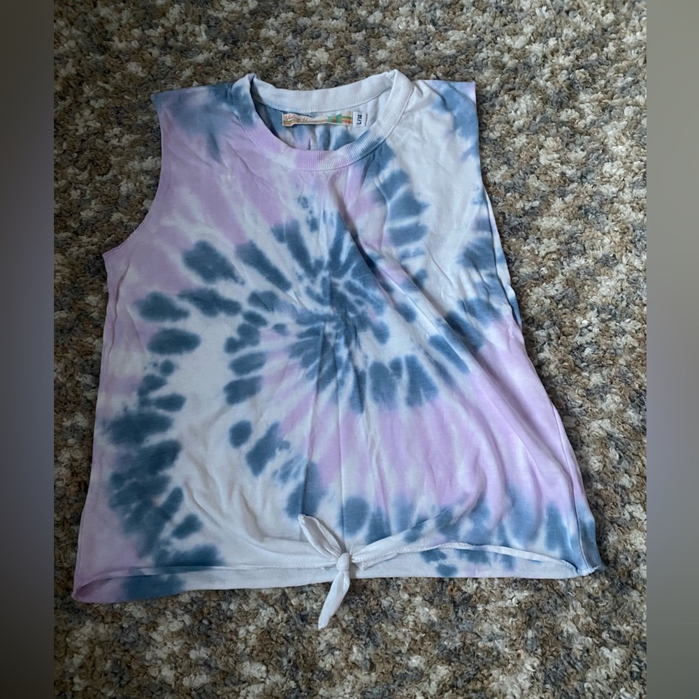 VINTAGE HAVANA Tie-Dye Tank Top